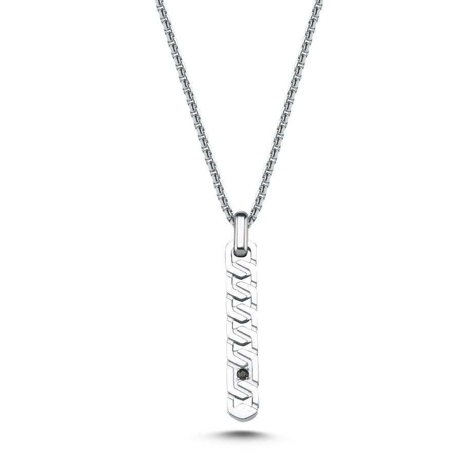 Zipper Çelik Erkek Kolye - CNG Jewels