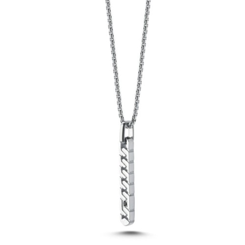 Zipper Çelik Erkek Kolye - 2